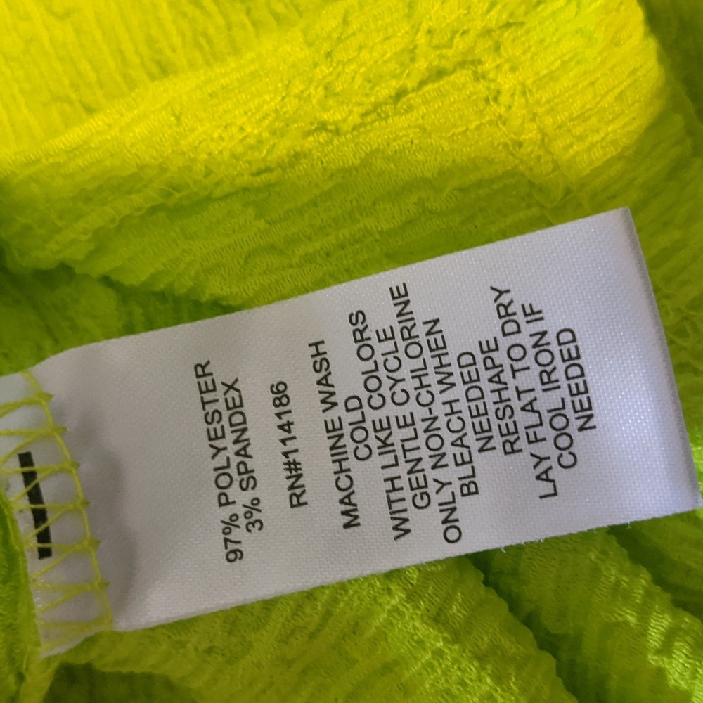 Women's Plus Neon Top - Picture 4 of 4